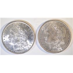 2-CH BU 1888-O MORGAN DOLLARS