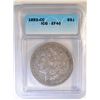 Image 1 : 1893-CC MORGAN DOLLAR ICG EF-40