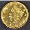 Image 1 : 1850 $1 GOLD CH BU