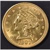 Image 1 : 1907 $2.5 GOLD LIBERTY CH BU