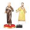 Image 1 : Two Spanish Colonial carved religious figures