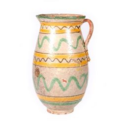 Spanish ceramic pitcher