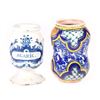 Image 1 : European delftware and Mexican talavera tibor,