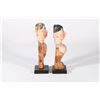 Image 4 : Couple of carved folk art partial figures
