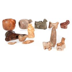 Group of Andean ritual offerings