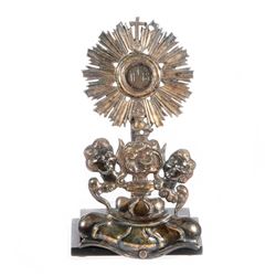 Spanish Colonial silver monstrance