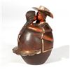 Image 1 : Three Mexican anecdotal carved coconuts
