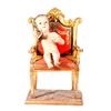 Image 1 : Spanish Colonial carving of the Christ child on a throne
