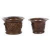 Image 1 : Two cast bronze mortars.