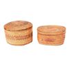 Image 1 : Two Makah lidded baskets