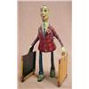 Image 1 : Man with Suitcases; tin wind-up toy; no maker's m