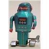 Image 3 : Green Robot; tin wind-up toy; working condition; 