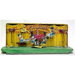 Sunny Andy Fun Fair; mechanical tin toy; some pai