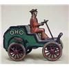 Image 1 : OHO Green Car with Driver; tin wind-up toy; Marke