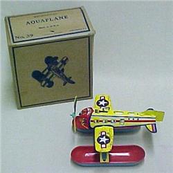 Mechanical Aquaplane with original box; tin wind-