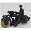 Image 1 : Champion Motorcycle with Rider; cast iron with ru