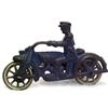 Image 1 : Motorcycle Cop with Sidecar; painted blue cast ir