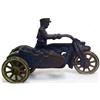 Image 2 : Motorcycle Cop with Sidecar; painted blue cast ir
