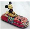 Image 1 : Minnie & Mickey Car; tin wind-up with plastic Mic