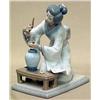 Image 1 : Lladro "Oriental Girl" L.No 4840 7 1/2"  open edi