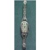 Image 1 : Lady's Gruen 14K white gold watch with 10K filigr
