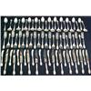 Image 1 : Set of sterling silver flatware "Victoria" by Fra
