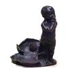 Image 1 : Bronze figural pipe holder/ashtray; cherub smokin