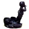 Image 2 : Bronze figural pipe holder/ashtray; cherub smokin