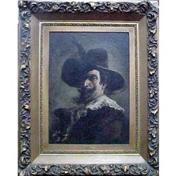 Bellini oil on canvas "Portrait of a Cavalier"; l