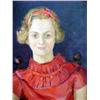 Image 5 : Arrah Lee Gaul oil on canvas; double portrait of 
