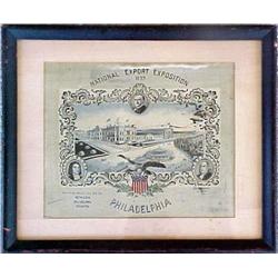 Philadelphia silk weaving depicting The National 