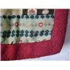Image 3 : Patchwork quilt; "Log Cabin" hand stitched; with 