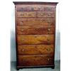Image 1 : Chippendale transitional high chest; cherry; cove