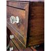 Image 2 : Walnut Empire chest of drawers; rectangular top o