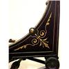Image 3 : Ebonized Victorian settee; gilding over incised d