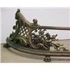 Image 4 : French brass fireplace bumper; clamshell crest; f