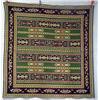 Image 1 : Tapestry; machine woven; hemmed edge; striped des