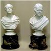 Image 1 : A pair of marble busts; depicting Moore and Scott