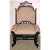 Image 2 : A pair of walnut Victorian and upholstered side c