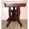 Image 2 : Walnut Victorian marble top center table; eight s