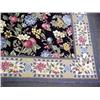 Image 2 : Hand made petit-point hooked rug with floral desi