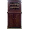 Image 1 : Step back chestnut cupboard; molded stepped corni