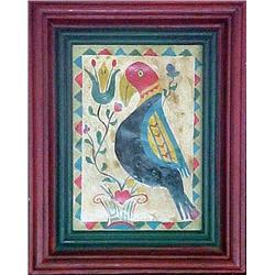 D.Y. Ellinger tempera emulsion (egg white) on paper; pa