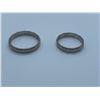 Image 1 : 18K MENS WEDDING BAND, 18K LADIES WEDDING BAND RV $795.00