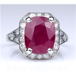 19CAI-1 RUBY & DIAMOND RING