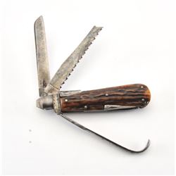 JXM-19A BROWN POCKET KNIFE