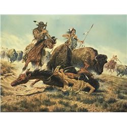 19PA-12 "HIS LAST HUNT" PAINTING