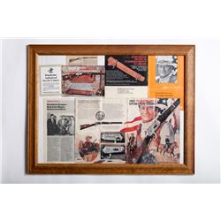 19RX-1 FRAMED WINCHESTER ADVERTISER