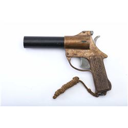 19RH-145 BRASS FLARE GUN