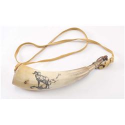 19OX- 25 POWDER HORN W/RAM
